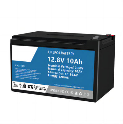 Перезарядка 12.8V 10AH батареи лития LifeP04 SLA свинцовокислотная стабилизированная для лампы горнорабочего