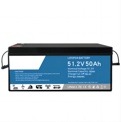 Водоустойчивая замена 51.2V 50AH батареи лития LifeP04 SLA с Bluetooth