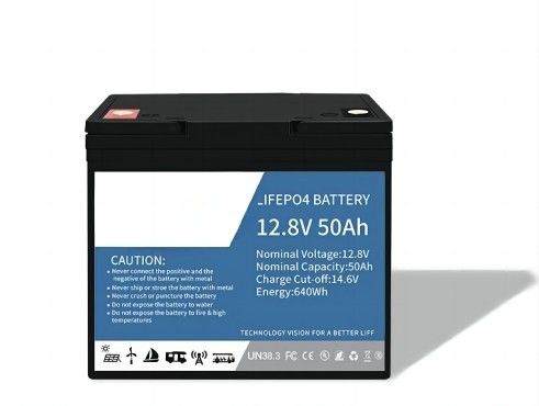 Водоустойчивая батарея лития LifeP04 12.8V 50AH с Bluetooth для морской силы