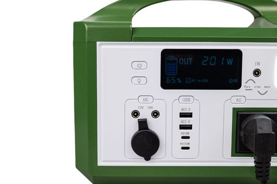 Легкая масса солнечной системы DC AC 220V солнечная портативная электростанция с одобрением CE / ROHS для экстренного питания
