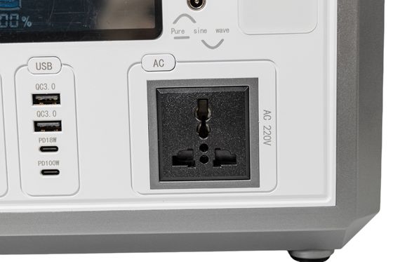 50Hz/60HZ AC Outlet Flash Fish Солнечный генератор Переносное хранение энергии с солнечными панелями для зарядки офисного оборудования