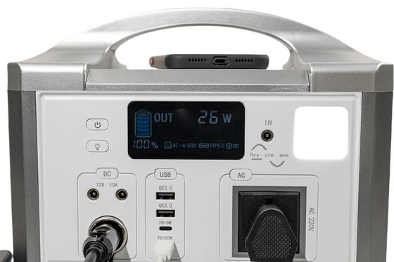50Hz/60HZ AC Outlet Flash Fish Солнечный генератор Переносное хранение энергии с солнечными панелями для зарядки офисного оборудования