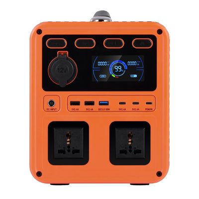 IP61 Высокая выходная мощность DC 13V 1200W AC Switch QC3.0 портативный генератор питания с двусторонним инвертором для домашнего резерва