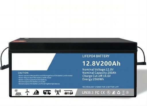 Блок батарей лития BYD 12.8V 200AH Lifep04 с LCD для тележки гольфа