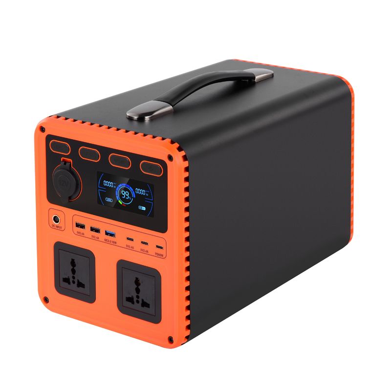220V / 110V быстрая зарядка в течение 2,5 часов MPPR поддержка портативная электростанция с APP / Bluetooth для наружного отключения света